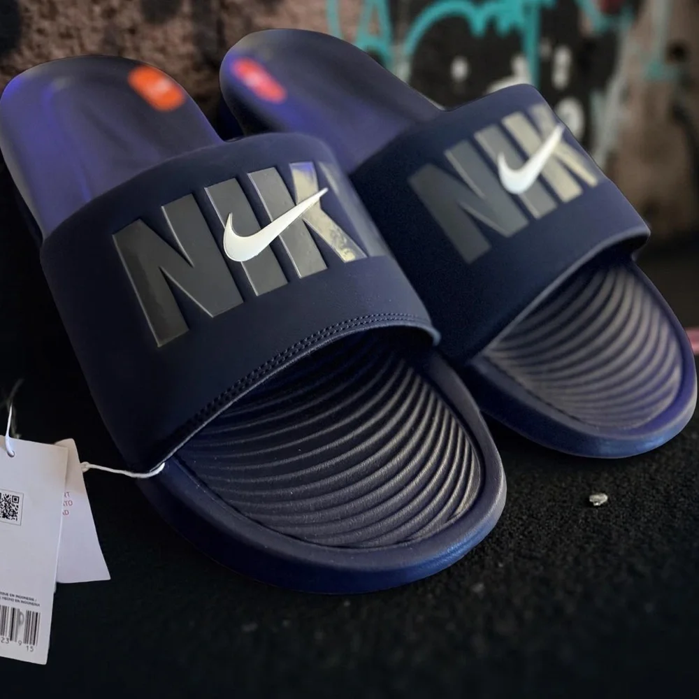 NWT Nike Unisex Mens Victori One Slide Obsidian Grey Size 14